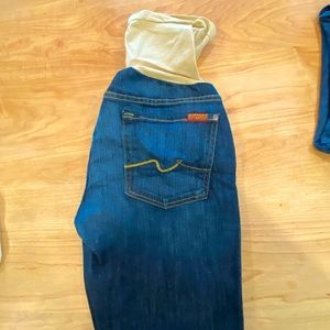7 for all mankind maternity jeans